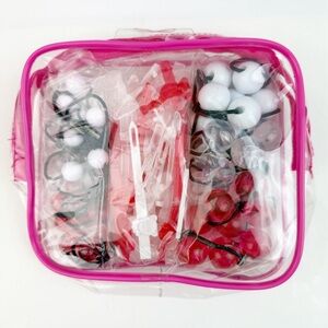 2009 Goody Mosaic Girl Hair Barrette Knocker Pony Holder 48pc Set Case New